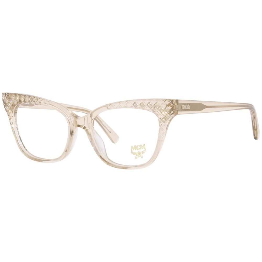 NEW MCM 2720R 237 Crystal Champagne Eyeglasses 52mm with MCM Case